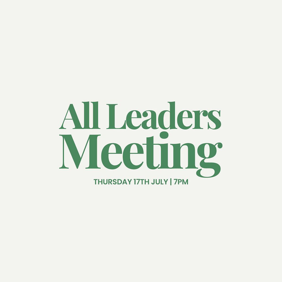 All Leaders Meeting