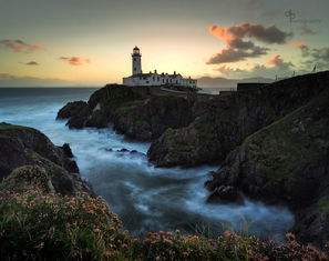 Fanad Head lighthouse in Co. Donegal Ireland taken at sunrise