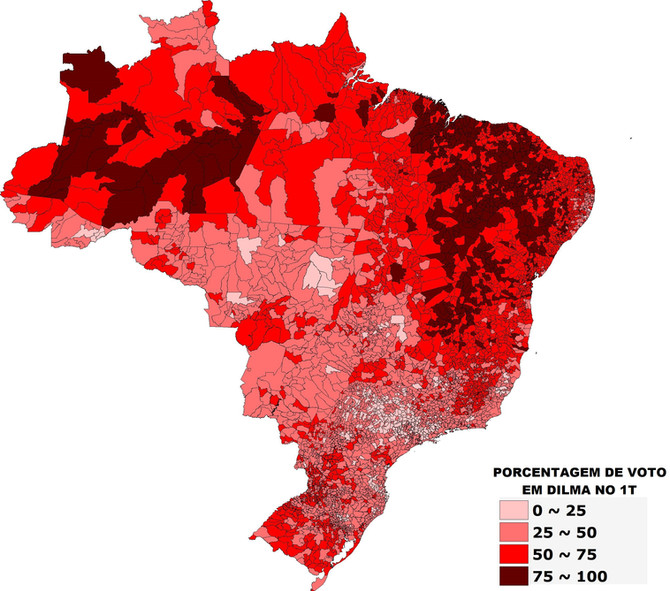 Observatório das Eleições dispõe de Mapas Eleitorais feitos com dados do TSE