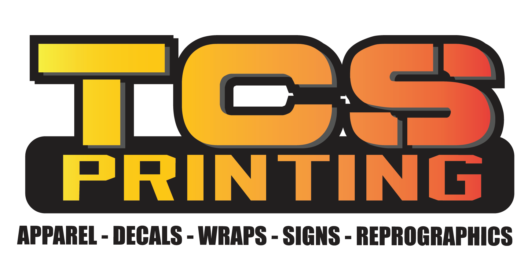 TSC Printing Logo. Printing Services in Asheville, NC. Tri-County Solutions Printing.