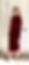 Abby W red midi dress