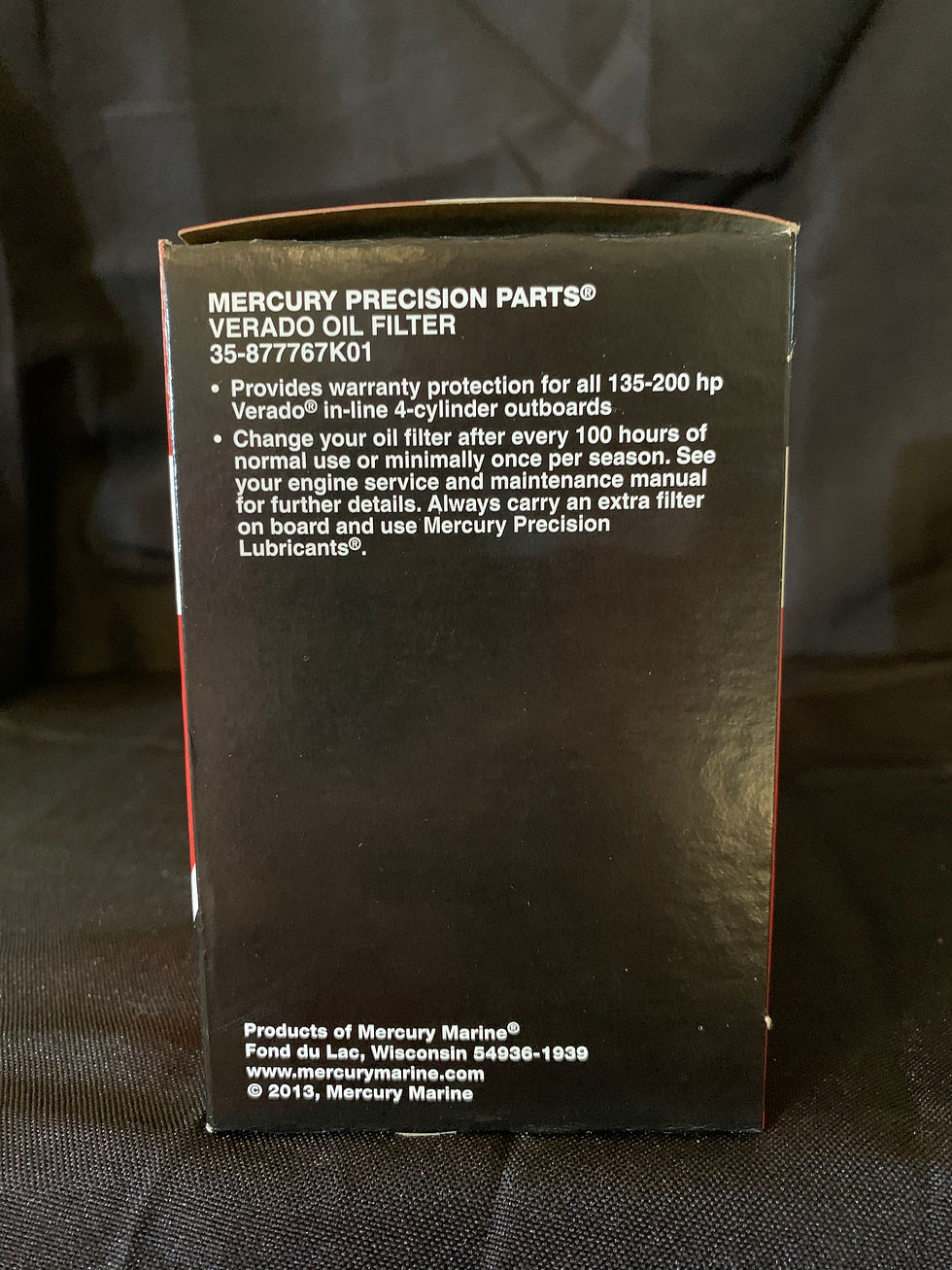 Thumbnail: 35-877767K01 Verado Oil Filter 135-200Hp L4 Supercharged