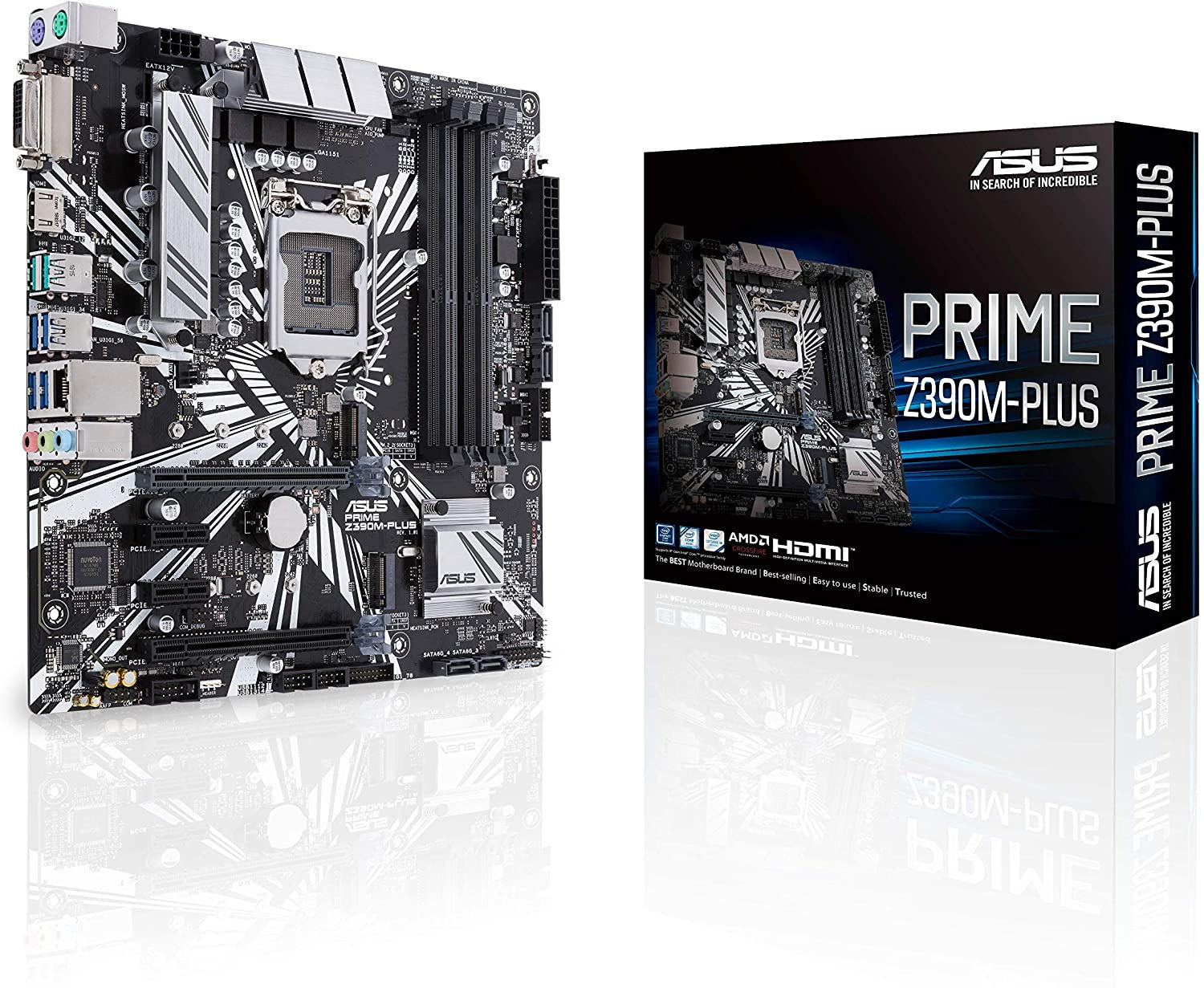ASUS Prime Intel Z390 Micro ATX DDR4-SDRAM Motherboard