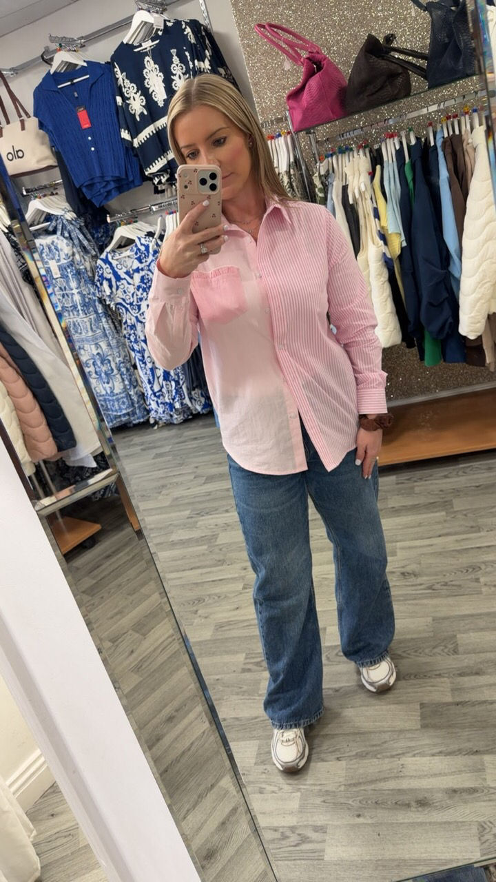 Thumbnail: Harriet shirt ~ Blue frill 