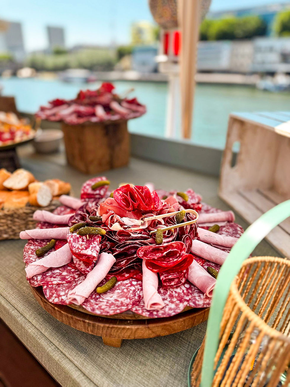 plateau de charcuterie atelier des sens