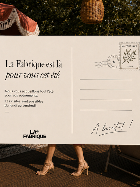 La Fabrique est là pour vous cet été !