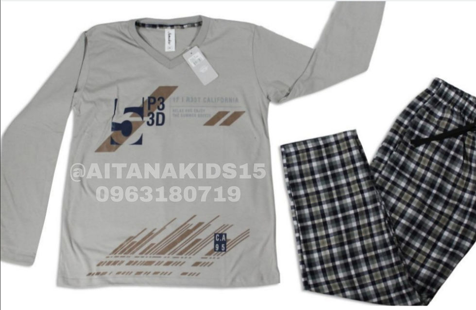 Miniatura: Pijamas Caballero buso algodón y pantalón tela franela, buso y pantalón 100%algo