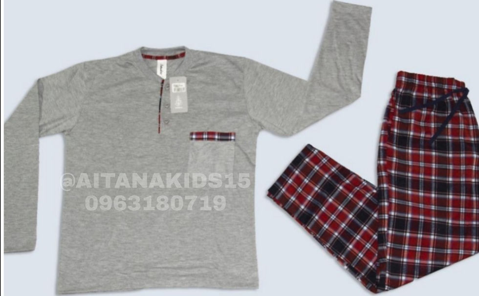 Miniatura: Pijamas Caballero buso algodón y pantalón tela franela, buso y pantalón 100%algo