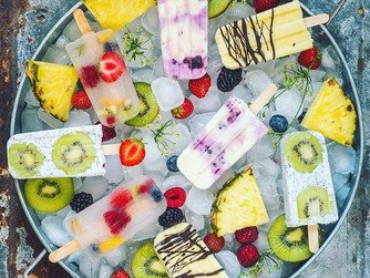Polos de fruta caseros