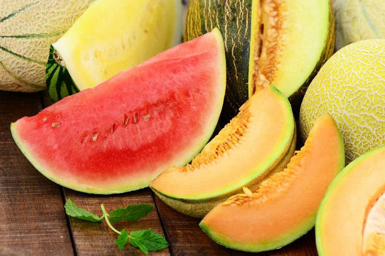 Foto: sandía y melón