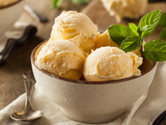 Helado saludable de plátano