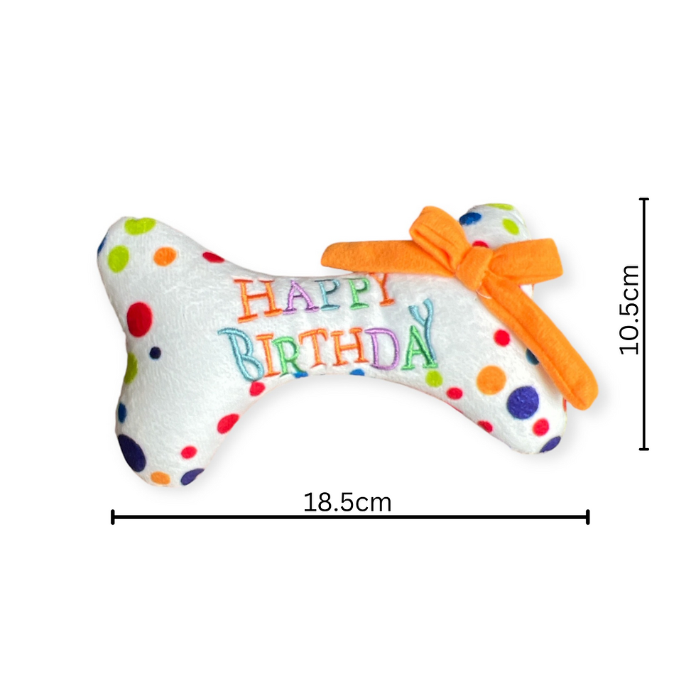 Thumbnail: Birthday Bone Plush Toy