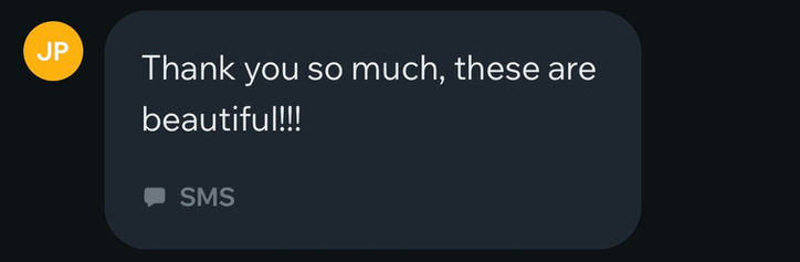 Original review screenshot: Client message