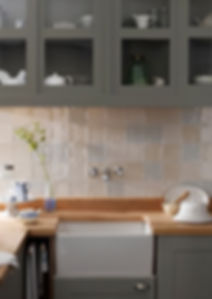 painted kitchen