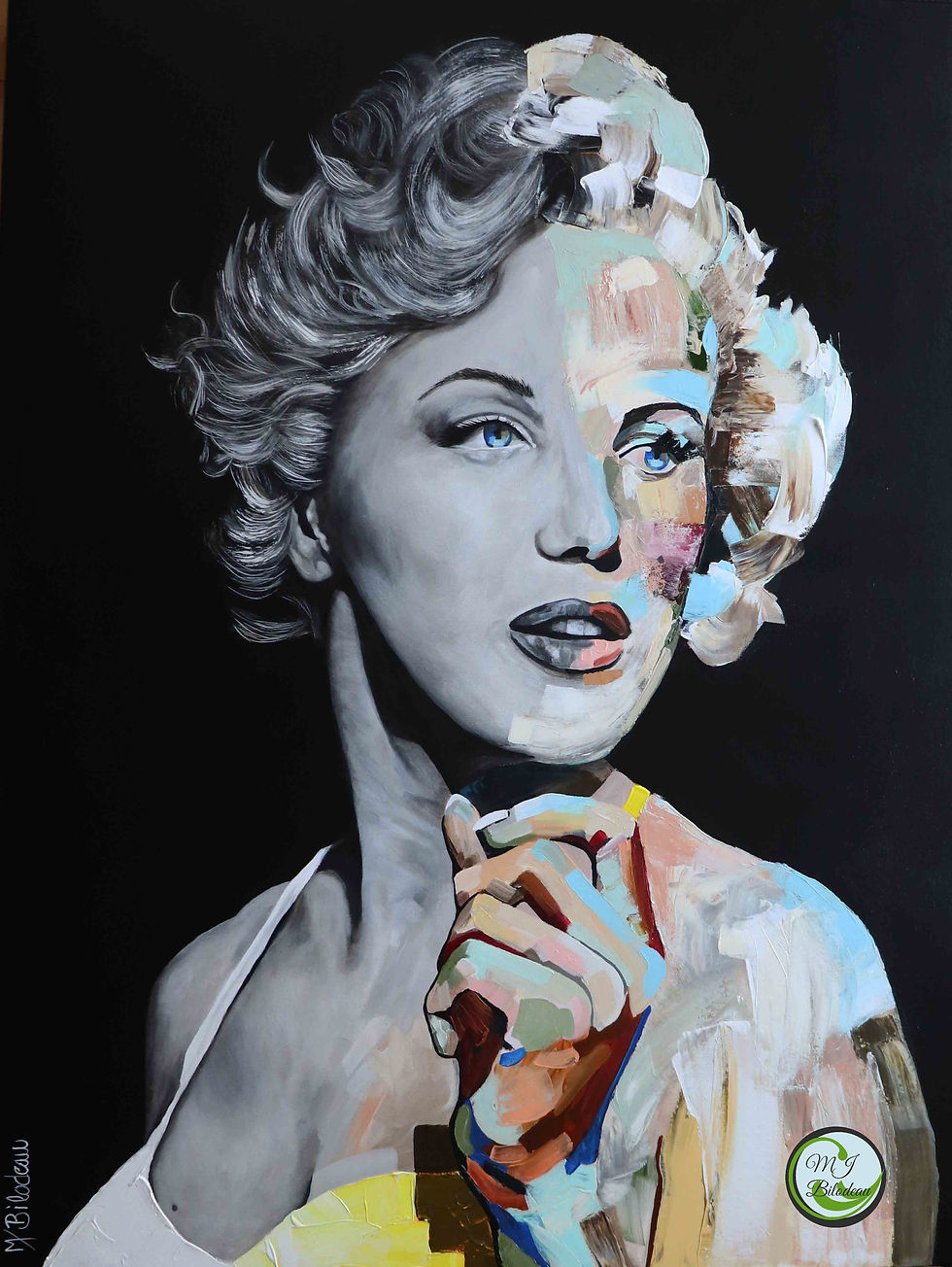 Peinture Marilyn Monroe