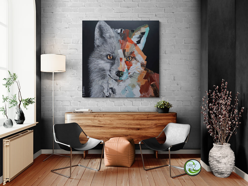 Miniature : Peinture renard