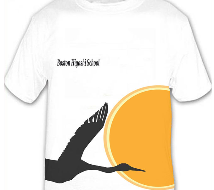 Tshirt_Boston Higashi School_bird and sun.jpg
