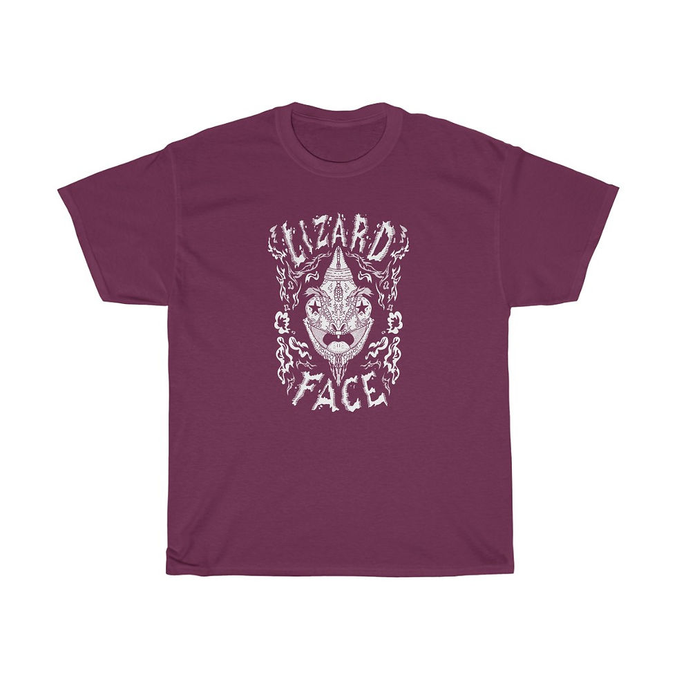 Thumbnail: Space Dragon and Kim - LIZARD FACE T-Shirt
