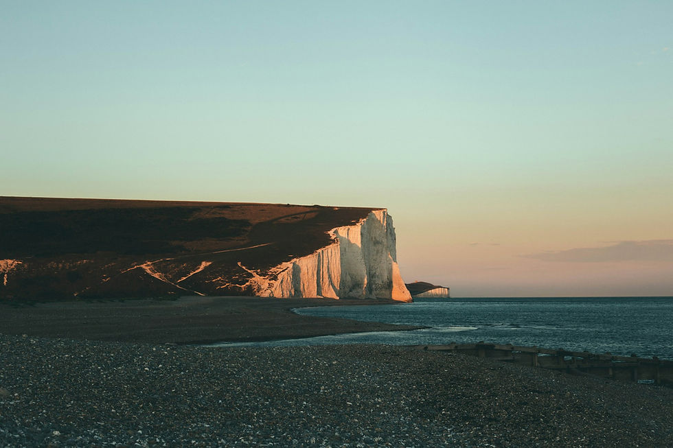 sussex sea and cliffs