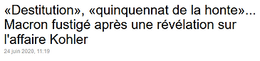 «Destitution», «quinquennat de la honte»