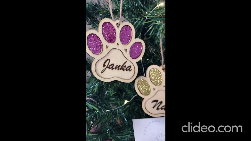Miniature : Boule de Noël pattoune 🐾
