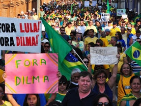 'Manifestações só vão parar com saída de Dilma', afirmam organizadores de protestos - Diário