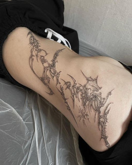 Кіберсигілізм тату на тілі