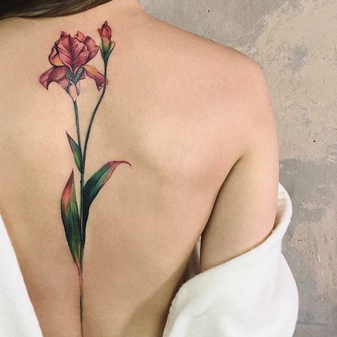 тату з квітами 