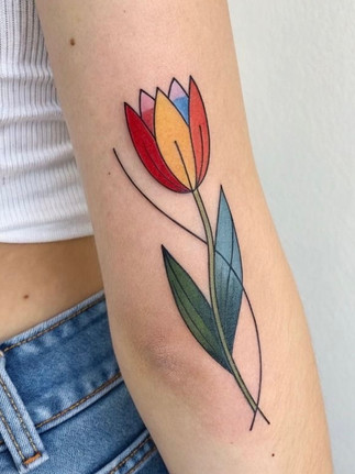 тату квітка