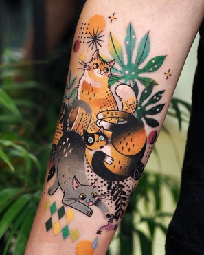 Тату кіт значення ідеї