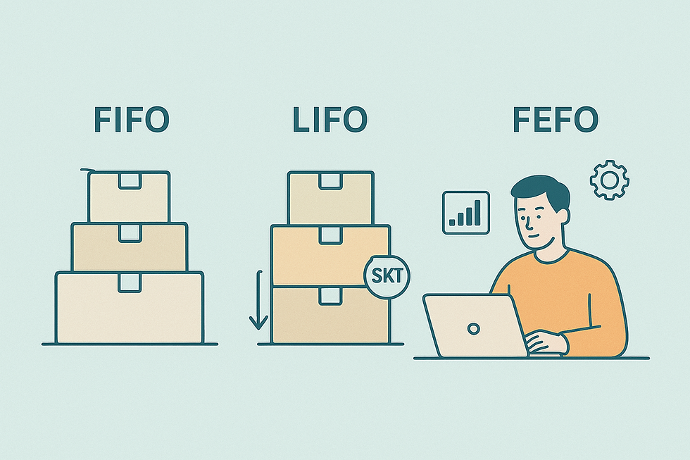 Fifo lifo fefo