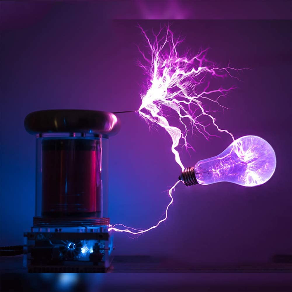 HOW TESLA COIL MAKES LIGHTNING AND PLAYS MUSIC