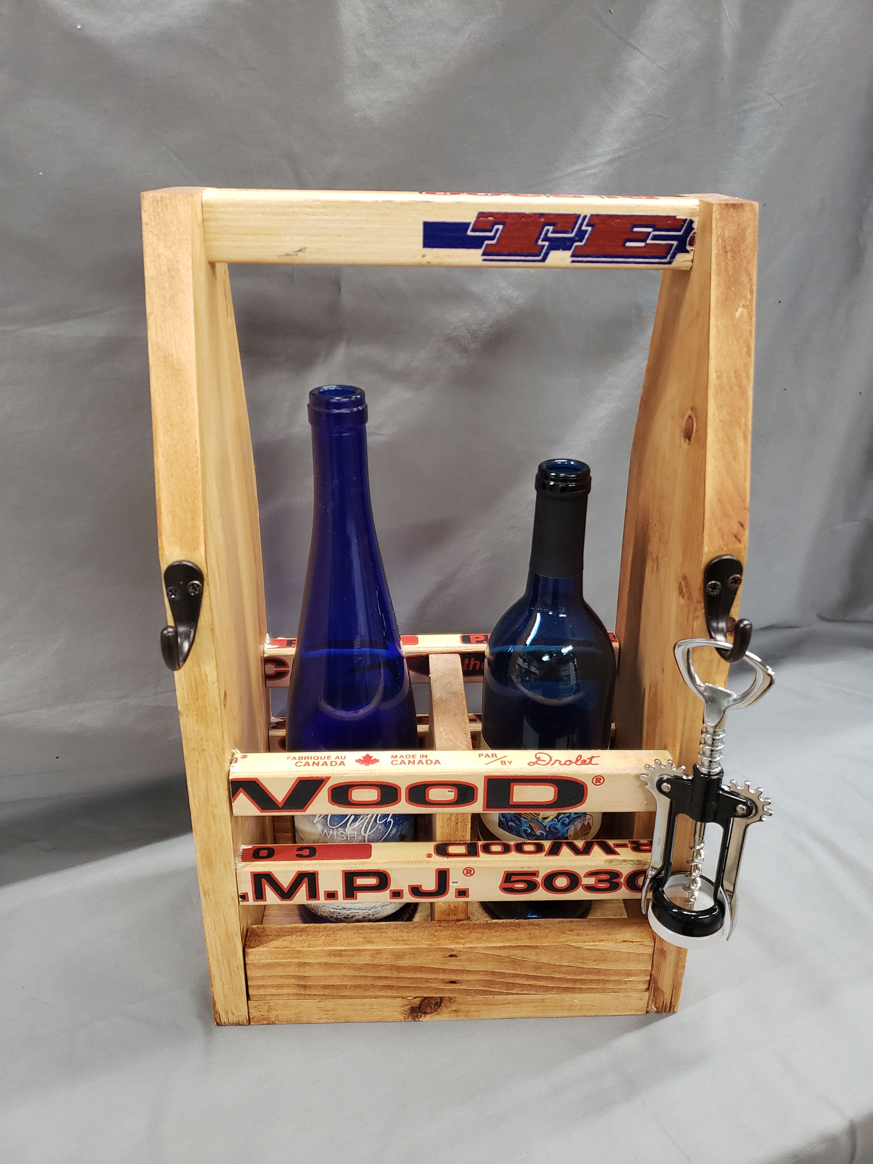 Wooden Wine Caddy