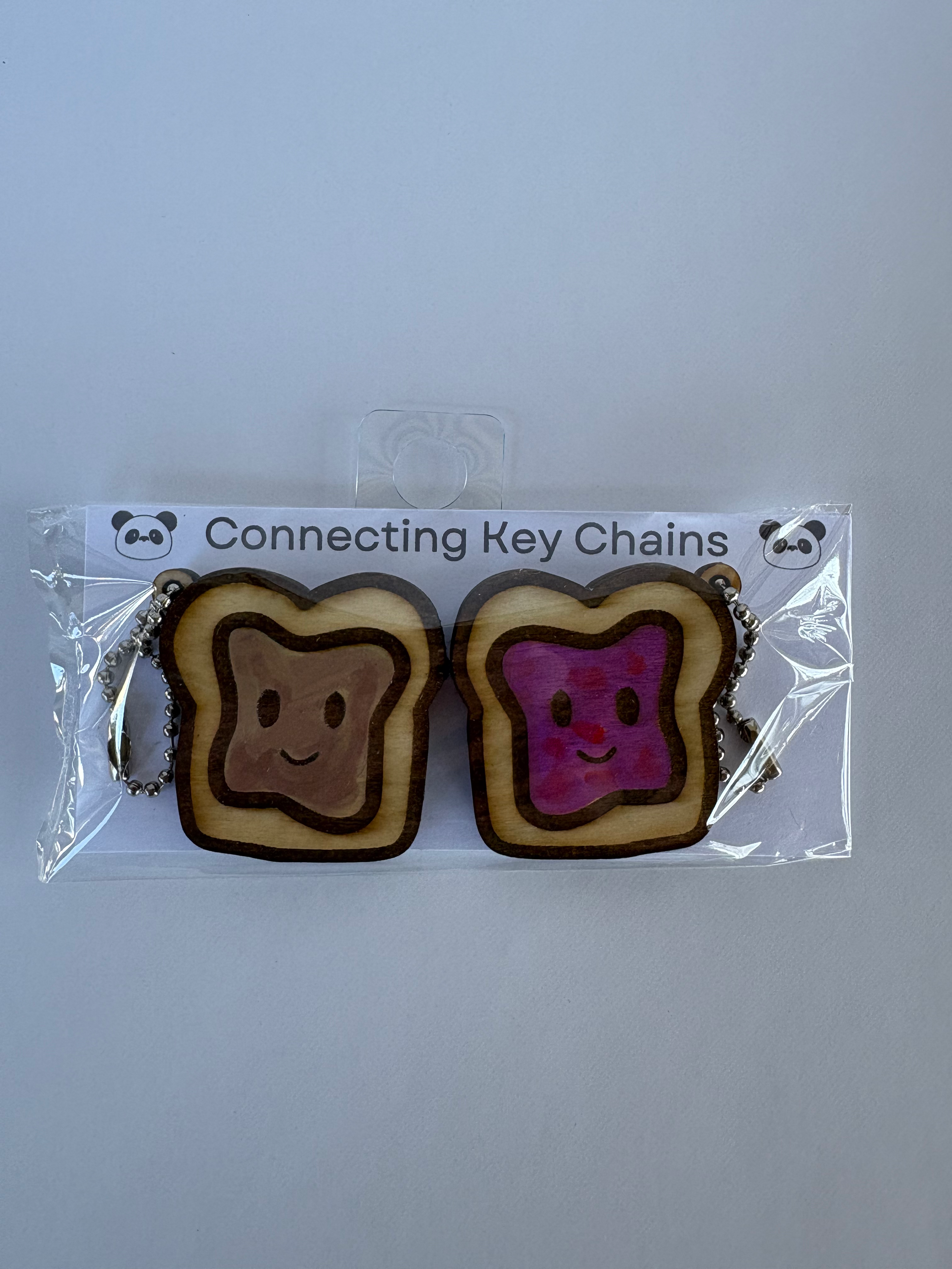 PB & J Connecting Keychain Buddies
