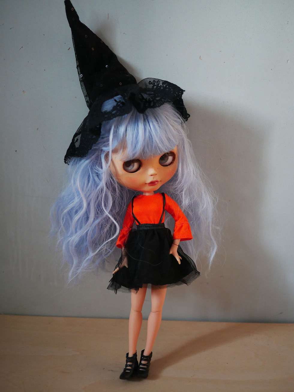 Thumbnail: Free Download Pattern - Halloween Witch Suit for Doll Tutorial