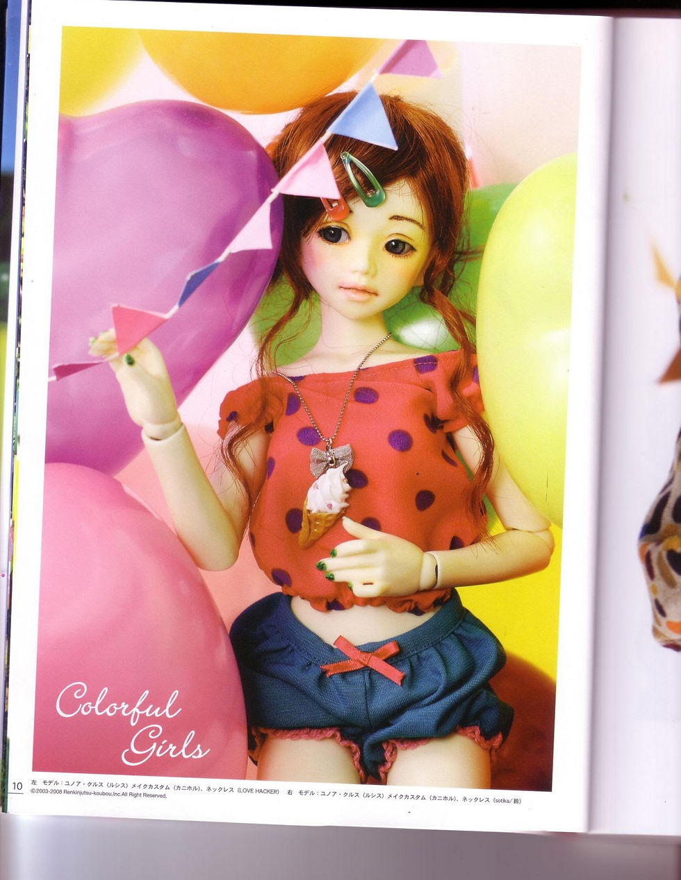 Thumbnail: Doll Funky And Funny Fashion Book | Japanese Craft Book