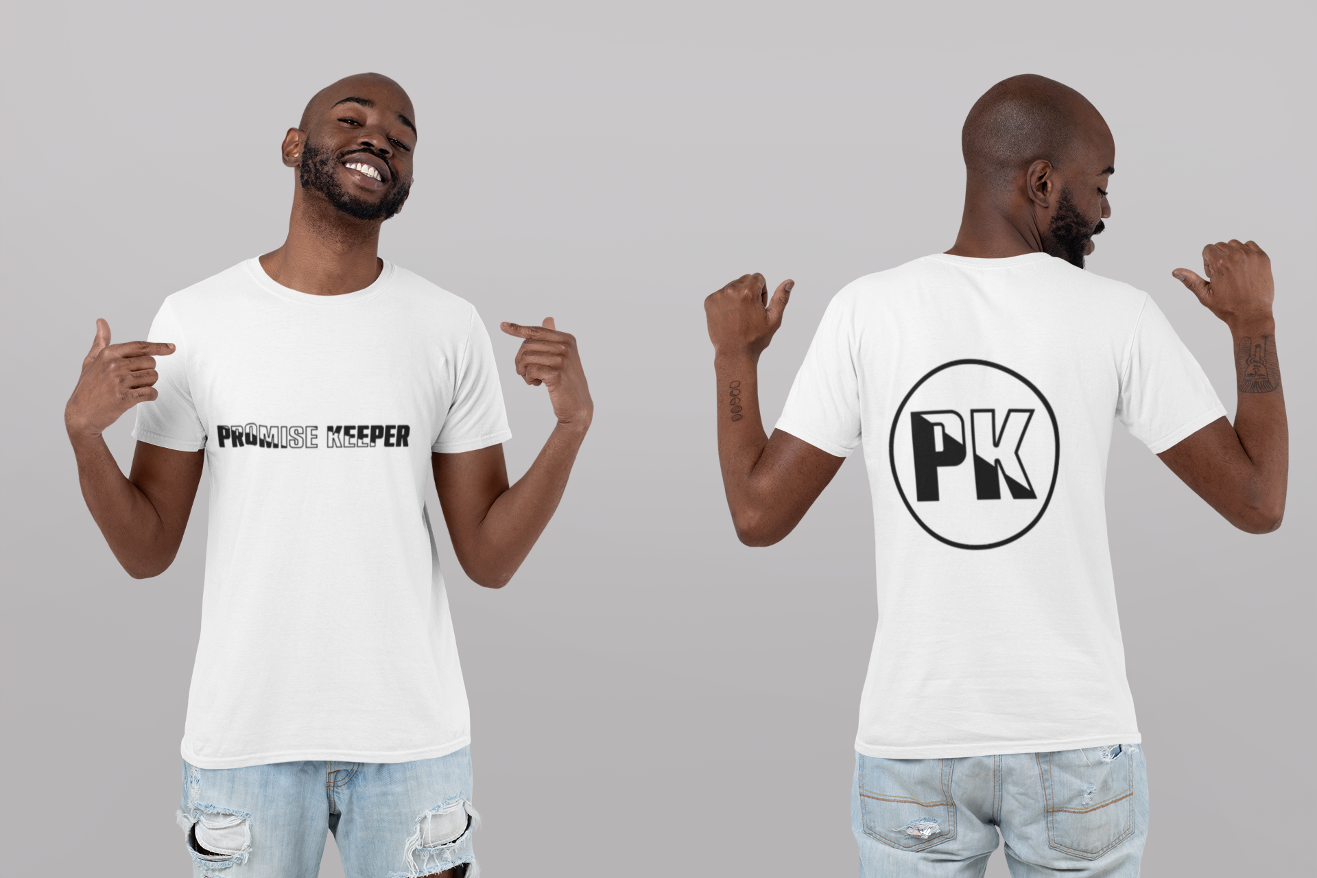 Black/White PK Promise Keeper Tee