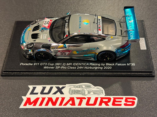 SL004 Porsche 911 GT3 Cup MR Black Falcon IDENTICA 24H Nürb. 2020