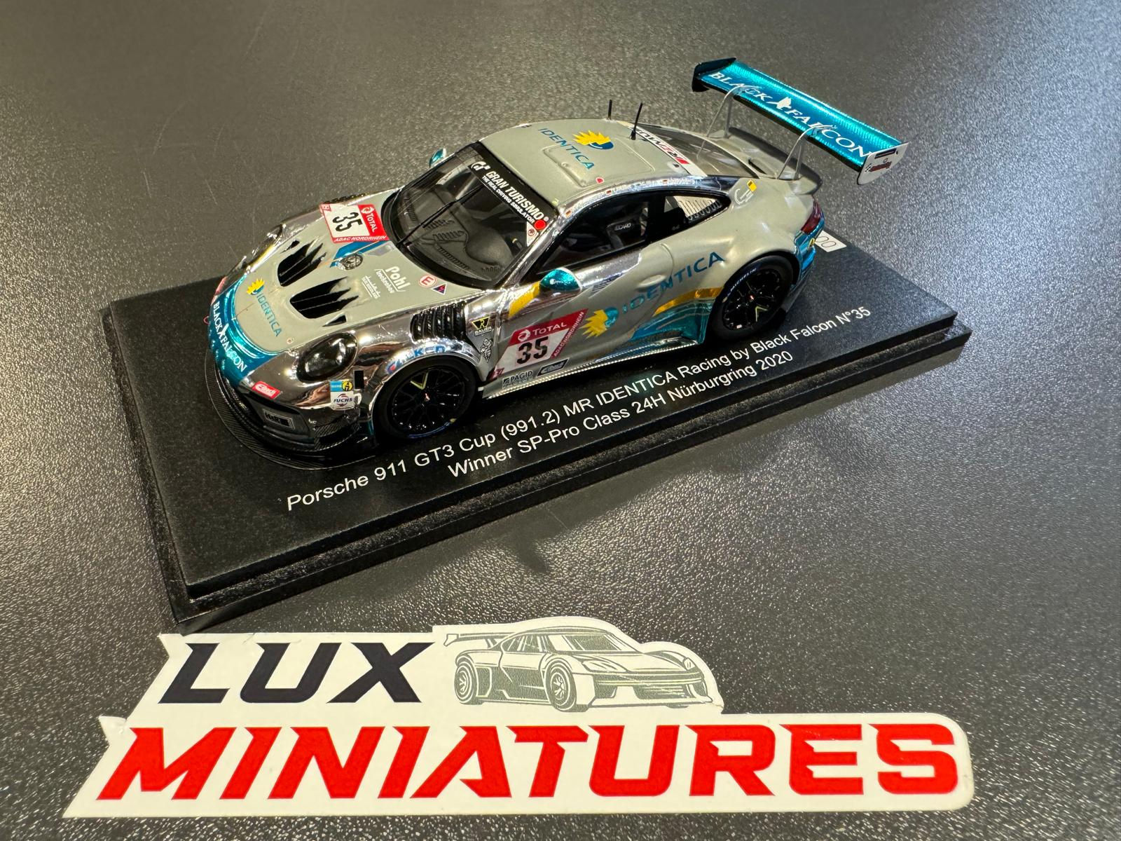 SL004 Porsche 911 GT3 Cup MR Black Falcon IDENTICA 24H Nürb. 2020 Carlos Rivas