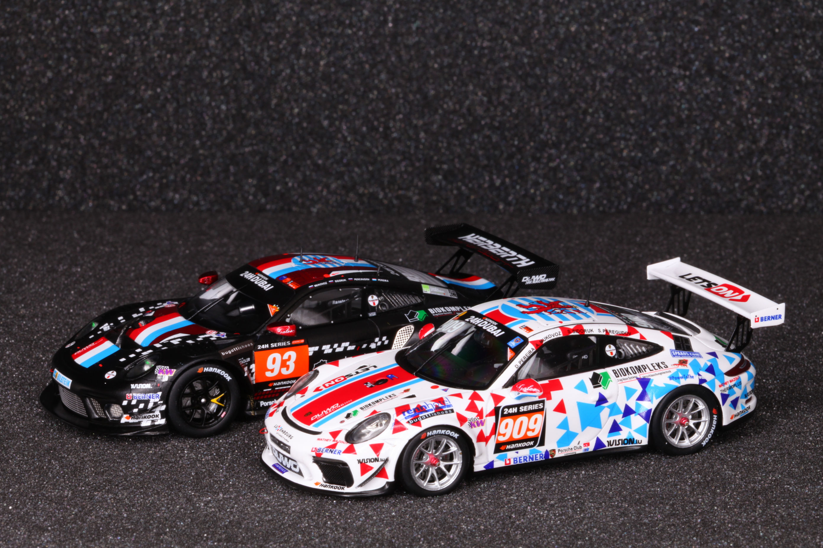 24H Dubai Set 2* Porsche 911 991.2 Cup+GT3R Duwo Motorsport Dylan Pereira