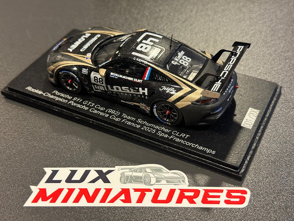 Thumbnail: SL015 Porsche 911 992 GT3 Cup N°88 Schumacher CLRT Chester Kieffer Rookie Champ