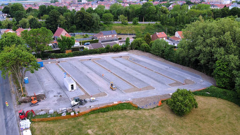 Parking de la halte ferroviaire à Douvrin, aménagement VRD SATN – photo 4