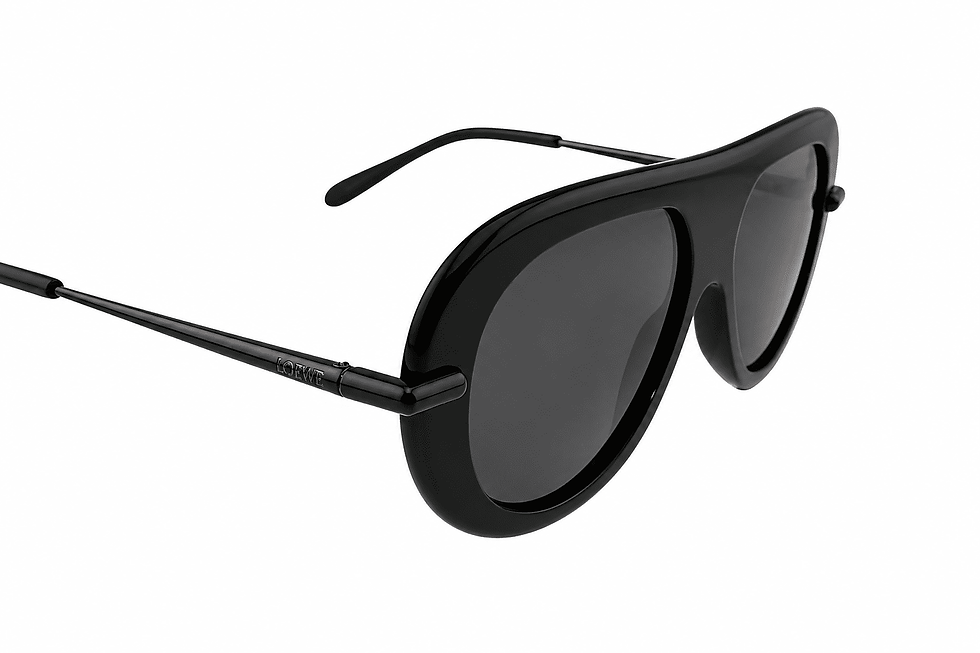 Lunettes de soleil Loewe Slim LW40186I noires chez Maison Letailleur à Lillers
