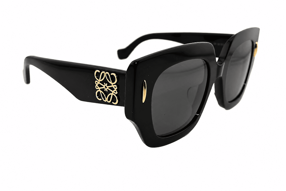 Lunettes de soleil Loewe Square Screen LW40129U noires chez Maison Letailleur à Lillers