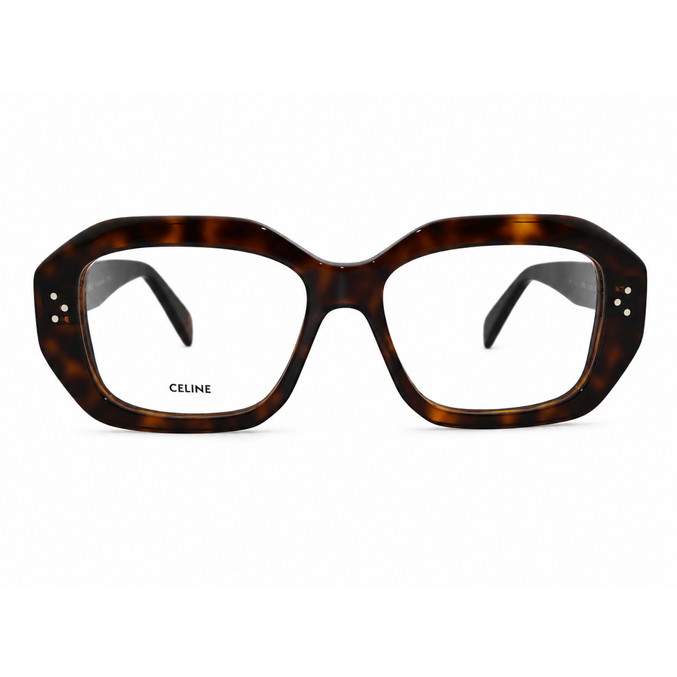 Lunettes de vue Céline CL50156I, ligne structurée en acétate
