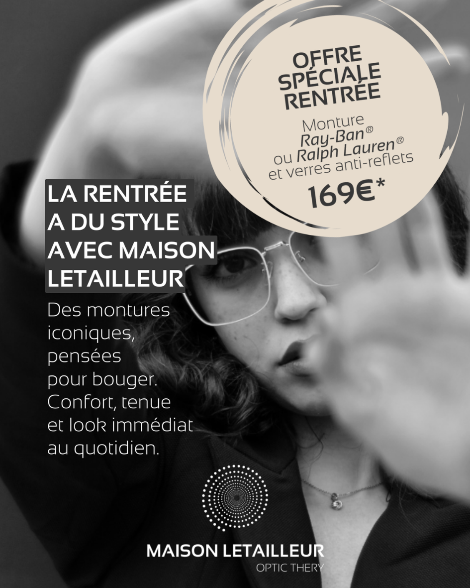Affiche de l’offre spéciale rentrée imaginée pour Maison Letailleur.