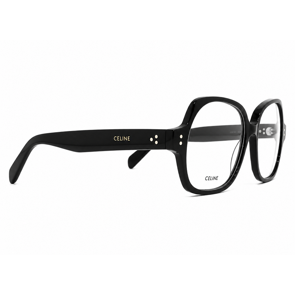 Lunettes de vue Céline CL50148I, ligne fine en acétate — profil