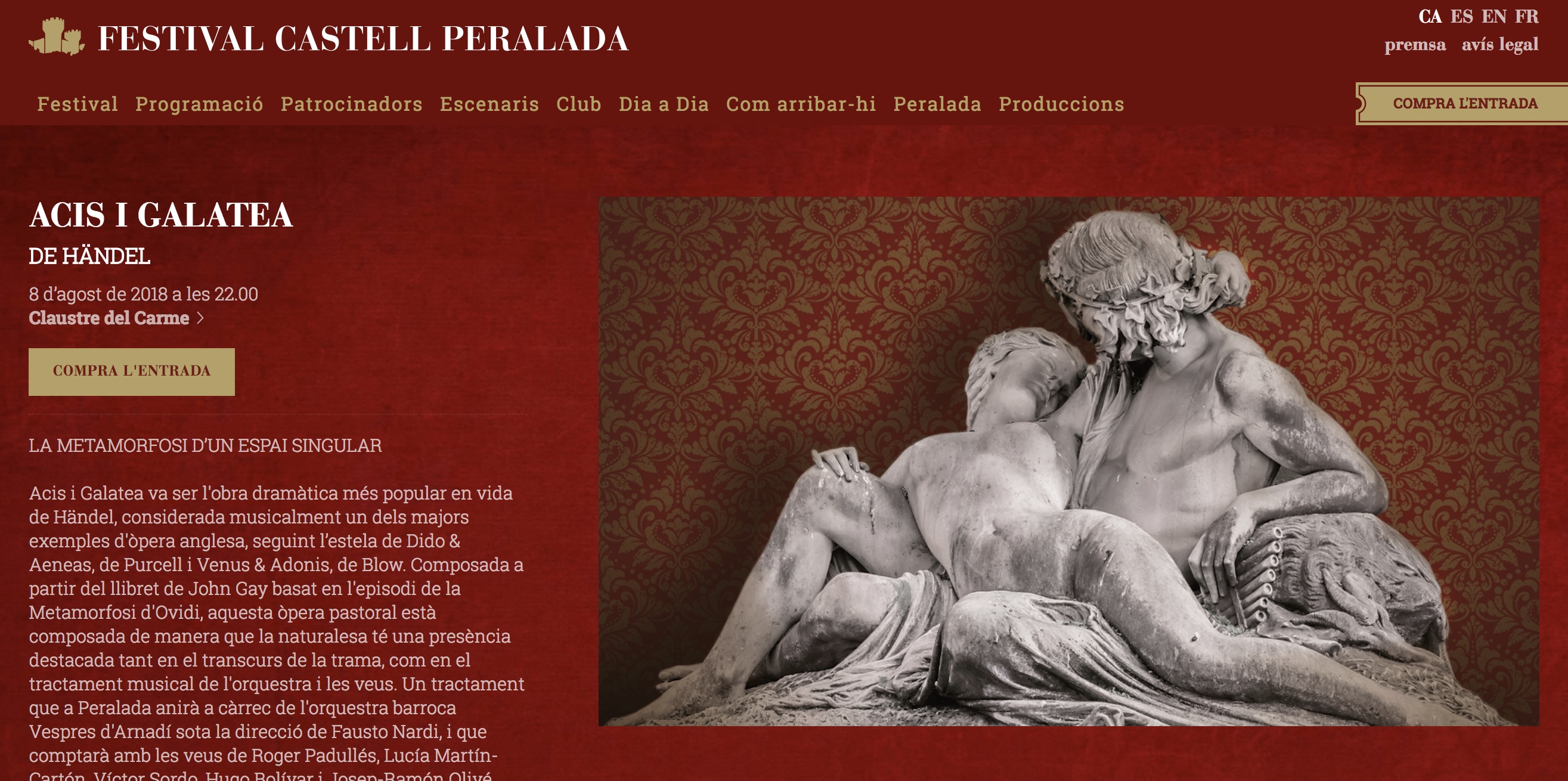 Acis i Galatea. Haendel