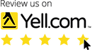 Review us on Yell logo