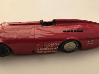 Vintage Sunbeam record breaking model car